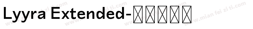 Lyyra Extended字体转换